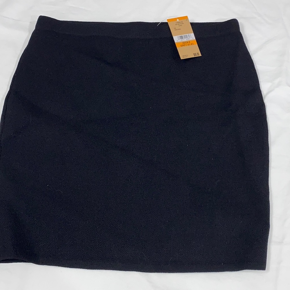 Rachel Roy mini stretch black skirt
